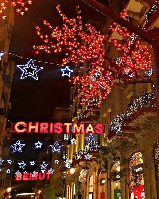 Christmas is joy, religious joy, an inner joy of light and peace ~ Pope... (Downtown Beirut)