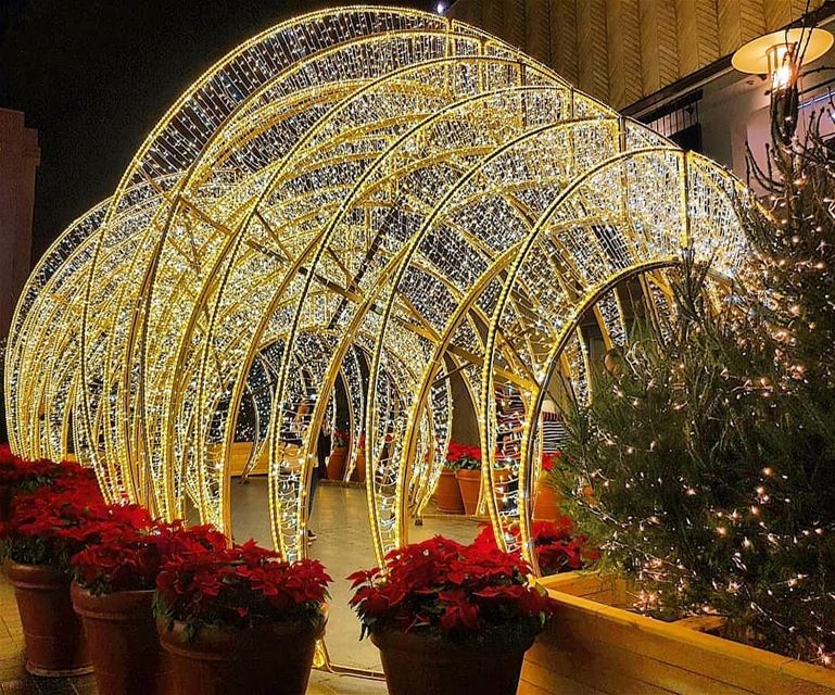 Christmas isn't a season it's a feeling ( Edna Ferber)  sparkle  joy... (Beirut Souks- Downtown)