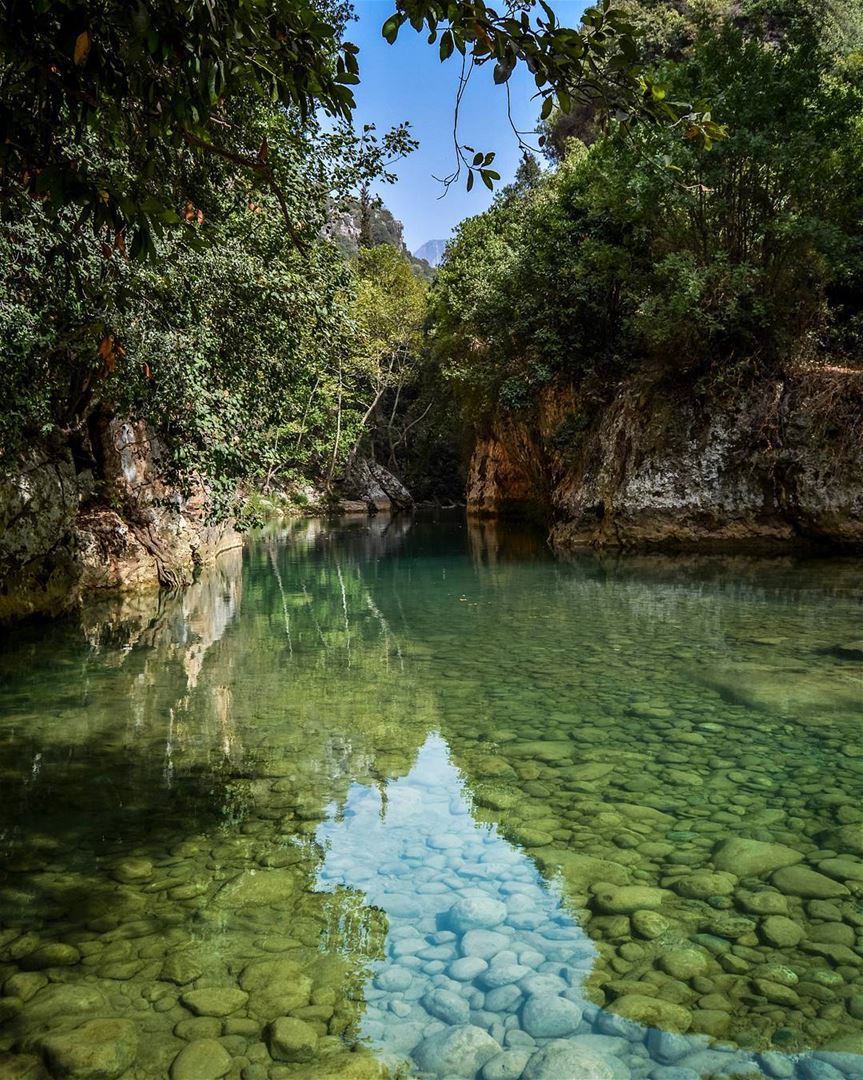 Chuwen river, Lebanon. Who wants a swim here? | Heaven on earth! Good... (Chuwen Lake)