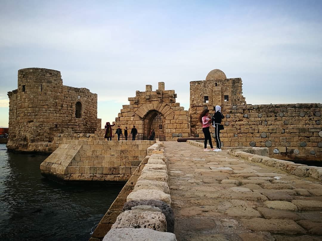  citadel  Ruins  Saida  Sidon  South ... (Saïda, Al Janub, Lebanon)