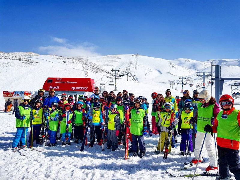 Classe de neige avec le Grand Lycee Franco-Libanais groupez  skischool ... (Lebanon)