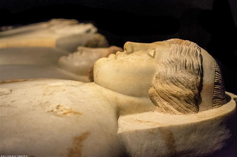 Close-up of sarcophagi ••••• iglebanon  lebanon_ig  lebanonshots ... (National Museum of Beirut)