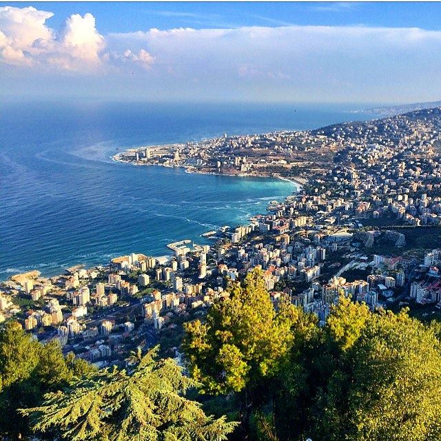 Comme une toile🖼💙💙💚 view  jounieh  bay  instalebanon  whatsuplebanon ... (Lebanon)