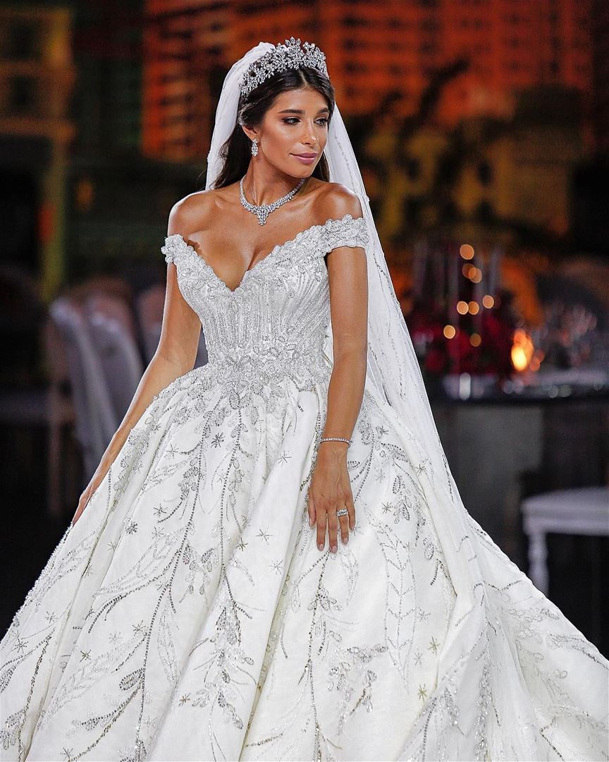 📸Congrats @laranesr 👰🏽 repost @moeshour. . . wedding  couture ... (Beirut, Lebanon)