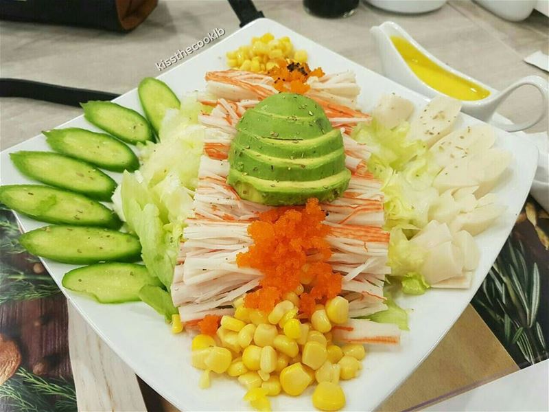 Crab salad anyone ? @gate_resto_cafe kissthecooklb  eaaaats  foodsmile ... (Gate Resto-Cafe)