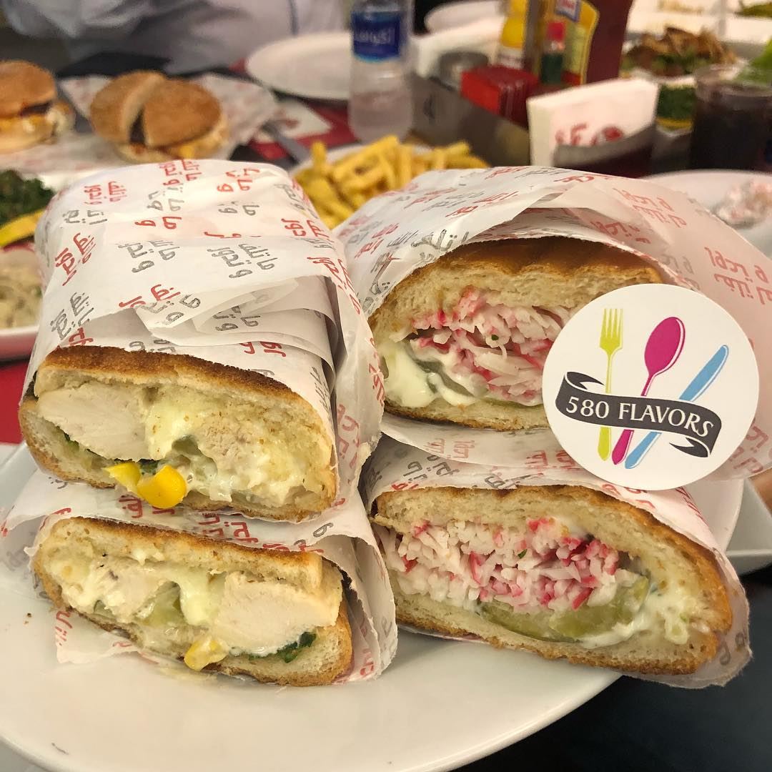 Crab 🦀 sandwich or chicken sandwich?! @beitalmokhtar  zalka ...... (Az Zalqa', Mont-Liban, Lebanon)