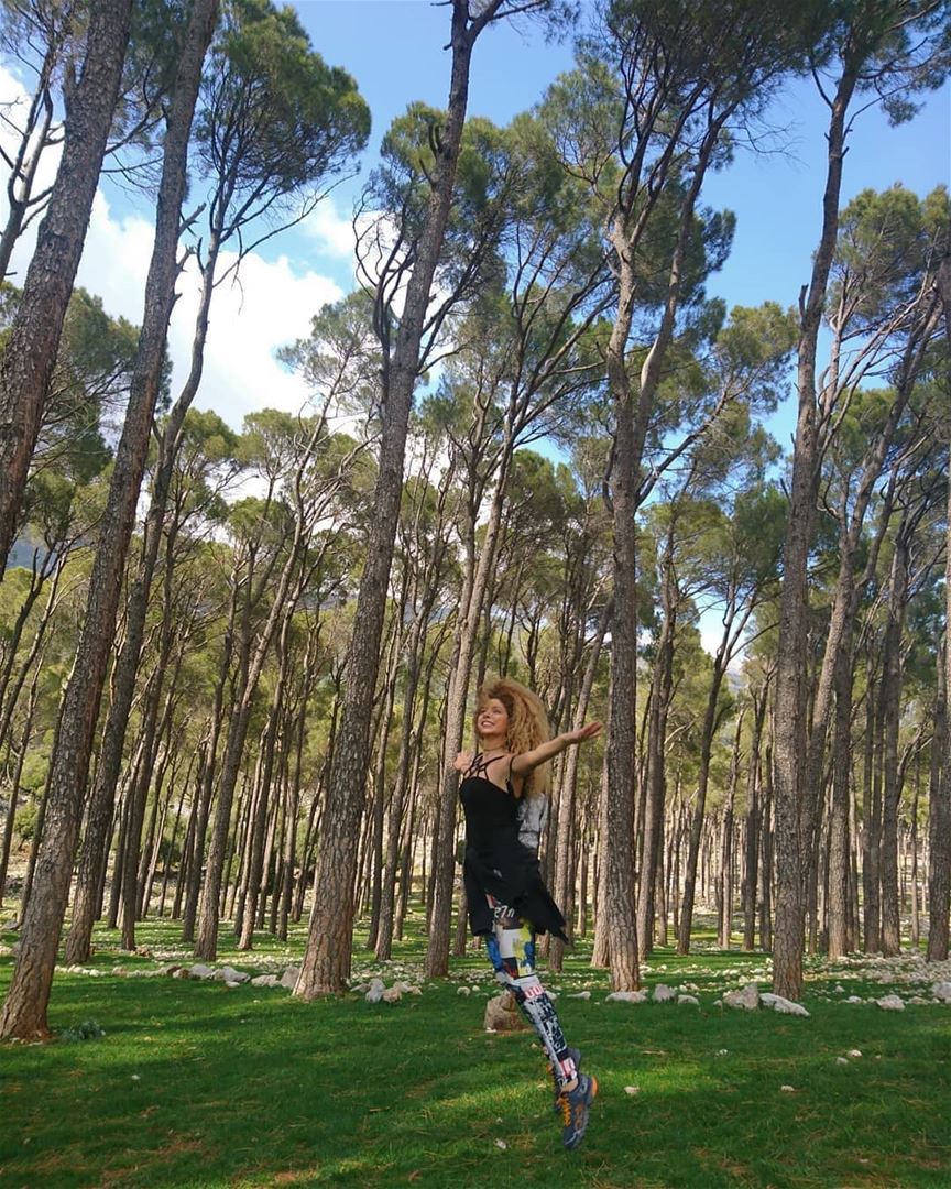 credit to @joellenakad - ~Ballerina in the woods~... todayshike...