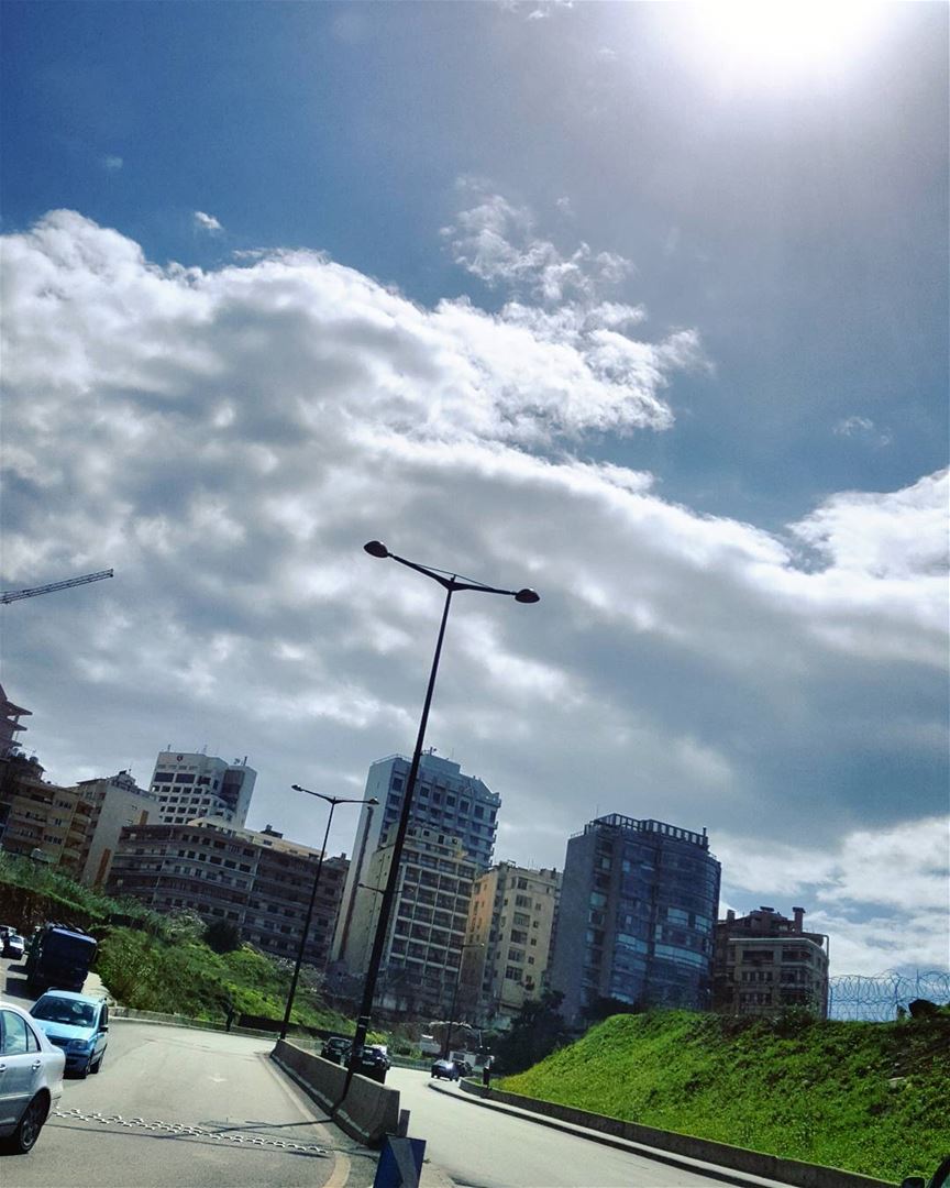 Dear Clouds are you coming or leaving??..Anyway.. it must be a good day!! (Beirut, Lebanon)