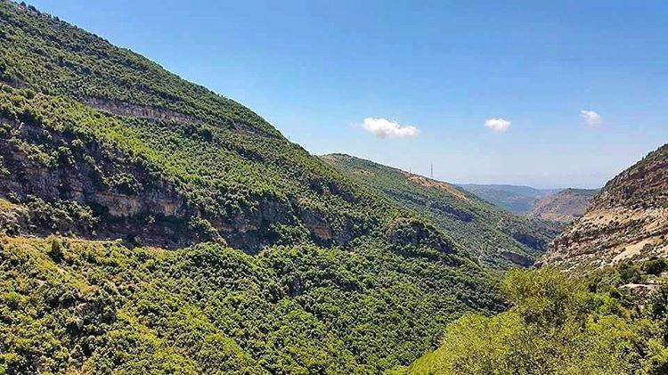 Deep valley.  Lebanon  LiveloveLebanon  lebanese  nature  Mountains ... (Kfarhilda, North)