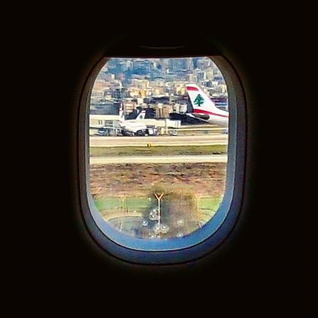 Depart  heavyhearted  departure  windowseat  leavingonajetplane  etihad ... (Beirut, Lebanon)