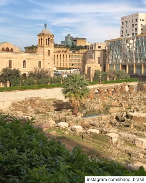 🇱🇧🇧🇷 Desde o Jardim do Perdão (Garden of Forgiveness), repleto de ruína (Downtown Beirut)