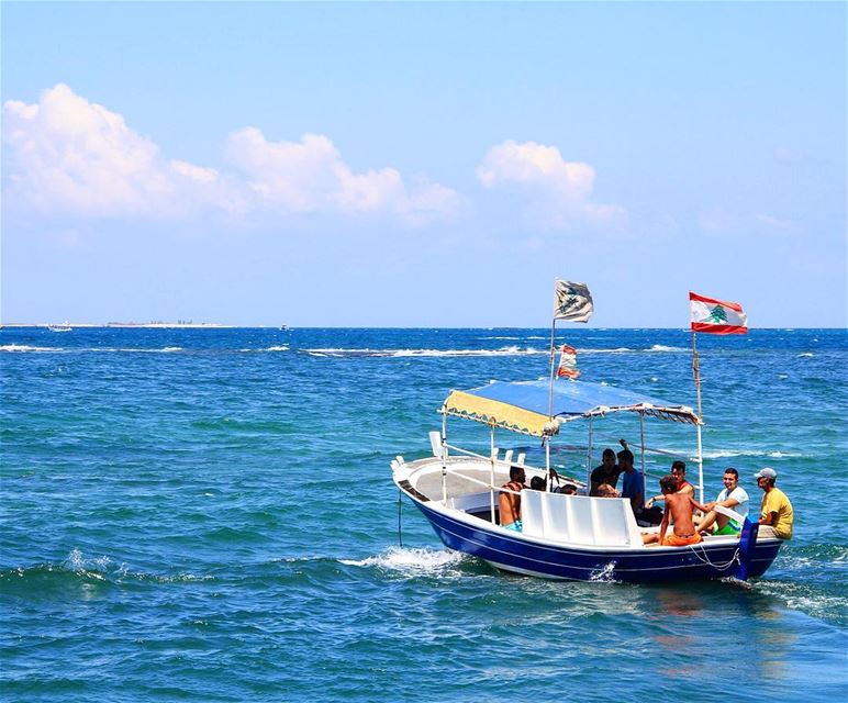 Destination: Palm Island.. palm  island  islands  beach  swim  boat ... (Mina Tripoli Lebanon)