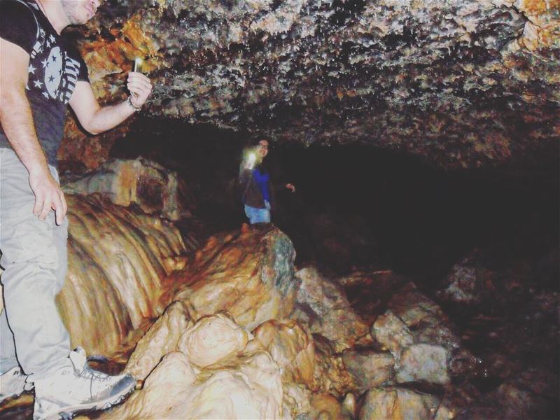 discovering the underworld ⛰🇱🇧 lebanon  lebanon_hdr  gopro  goprolife ... (Rouweis Cave)