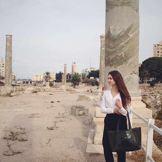 Diving into history. (Tyre, Lebanon)