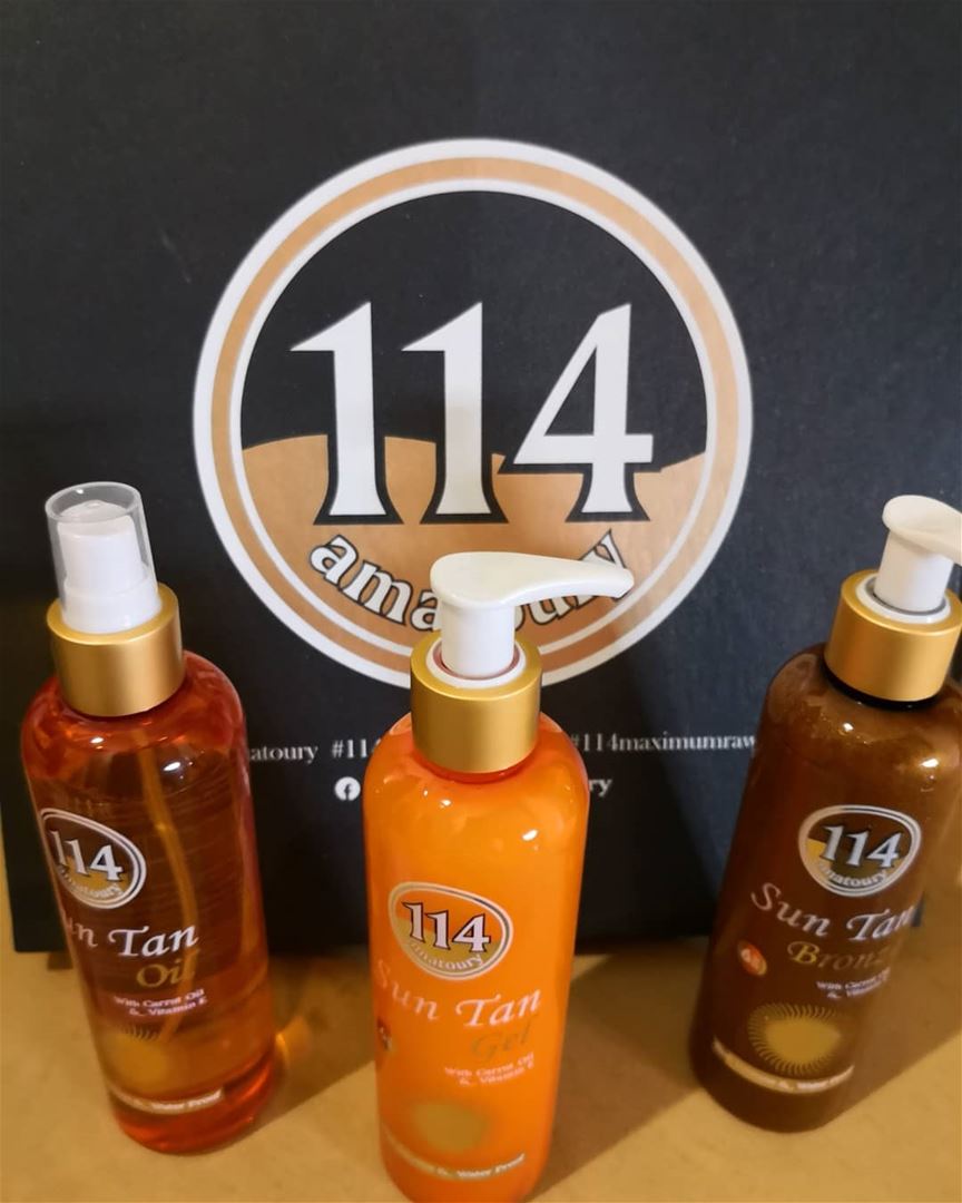 Do u want an amazing  tanning? Then choose  114amatoury products ...