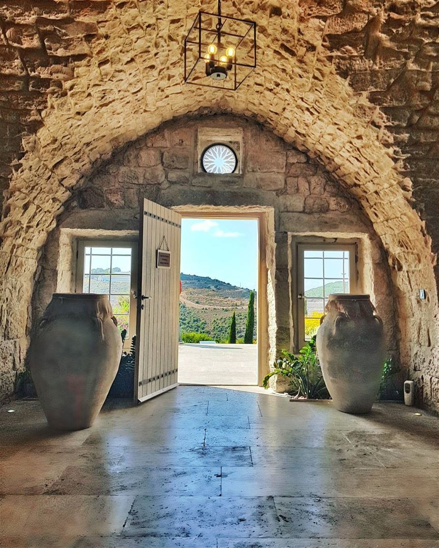 Does anyone love Lebanese architecture as much as I do? Morning 💙... (Ixsir Winery)