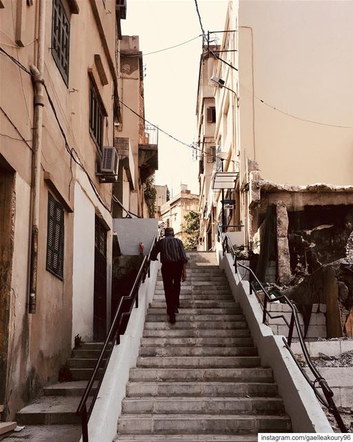 Don’t just Walk the Walk or Talk the Talk. <Taste the streets >.  urban ... (Achrafieh, Lebanon)