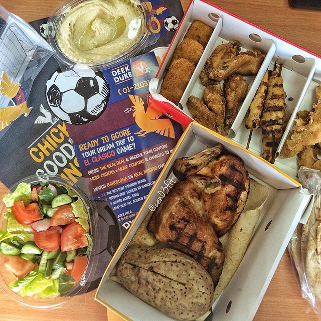 Don't know what to order for lunch? Are you a football fan? ⚽️⚽️⚽️ (Deek Duke Achrafieh)