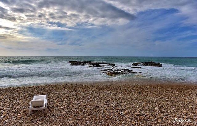Don't let the behavior of others destroy your inner peace ...  batroun ... (White Beach)