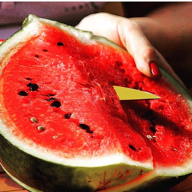 Don't let the seeds stop you from enjoying the watermelon 😋😋😂😂😁😁😜😜 Photo capture via @wissamaoufan 