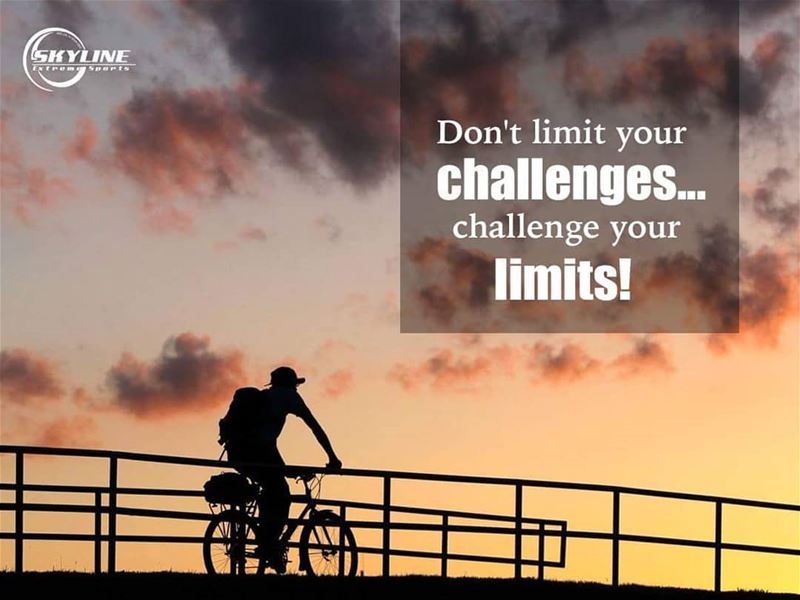 Don't limit your challenges... Challenge your limits!🚲Have a Pleasant...