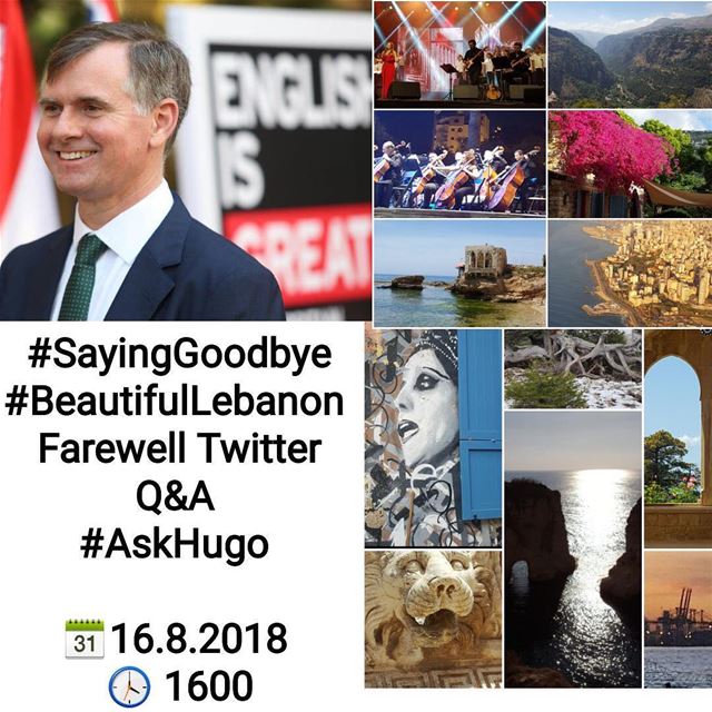 Don't miss the final  farewell  Twitter  Q&A with Ambassador Hugo Shorter...