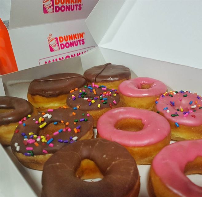 🍩🍩🍩 donuts  dunkindonuts  ddlebanon  yummy  delicious  dailyfoodfeed ...