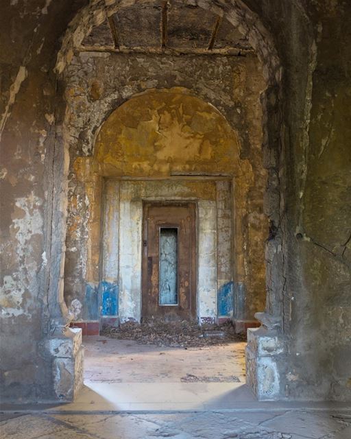 Doors Within Doors. Rusting rebar. Flaking paint. Layers of grime. The... (Sawfar, Mont-Liban, Lebanon)