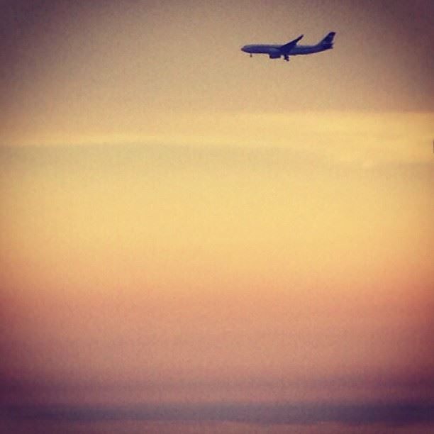 Dusk Finals  landing  cominghome  airports  sunsets  MEA ...
