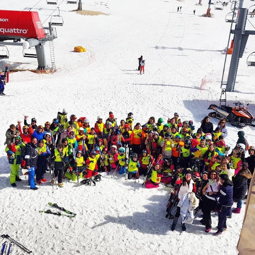 Ending the weekend with groupe Z groupez  skischool  mzaar  lebanon ... (Mzaar)