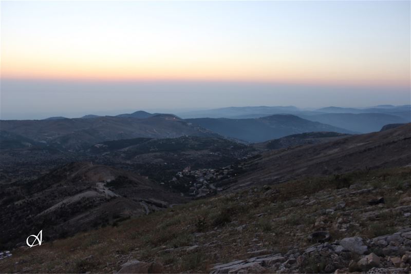 enjoying the scenery from the top of the highest hill at jezzine district ( (Jezzîne, Al Janub, Lebanon)