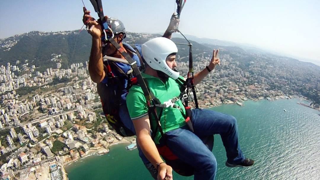 Escape the Ordinary 🔥... Lebanon  adventure  flight  diving  gopro ... (Jounieh)