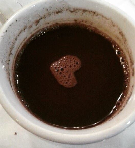 Even in our coffee 😍 the main ingredient to our recipes is LOVE ... (Em's cuisine)