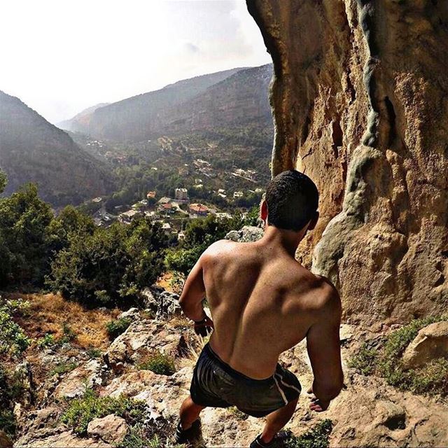 Every mountain top is within reachif you just keep climbing.  hiking ... (Tannourine El Tahta)