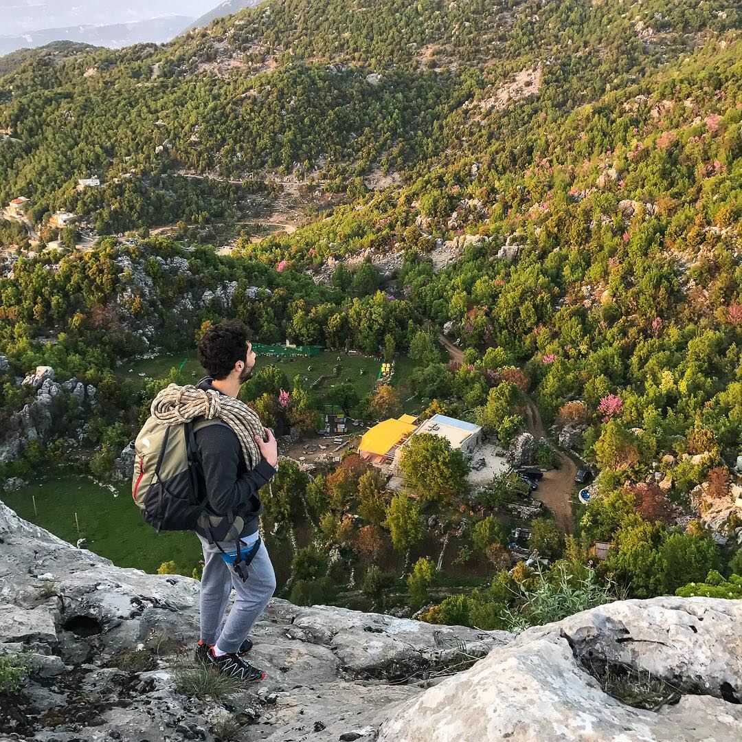Everyone needs a hike and a climb every once in a while-📷@nady83-... (Chahtoul Camping)