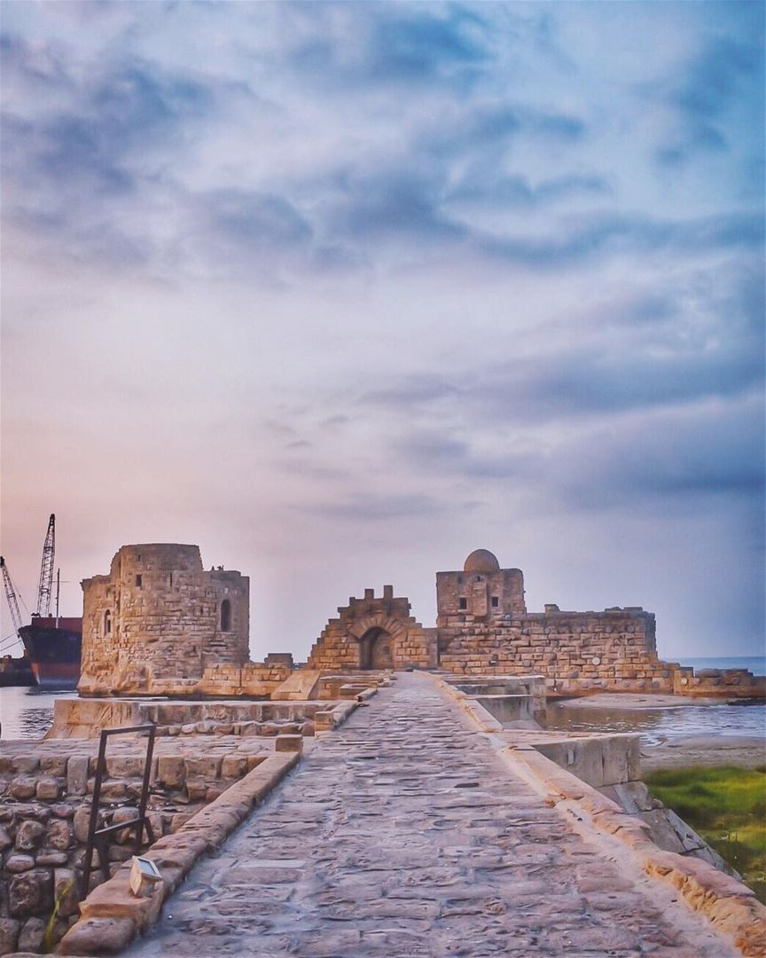 Everything that is made beautiful and fair and lovely is made for the eye... (Sidon Sea Castle)