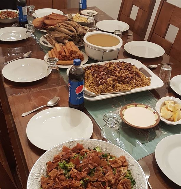 Family Dinner 🌸🌸Fattouch🌸Cheese Rolls🌸Sayadiye🌸Veggie-Lentil Soup... (Greater Montreal)