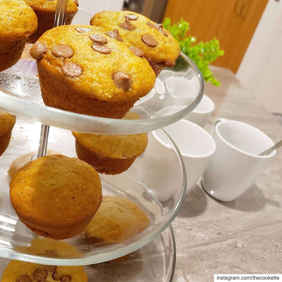 Favorite homemade dessert is banana bread or banana muffins with chocolate...