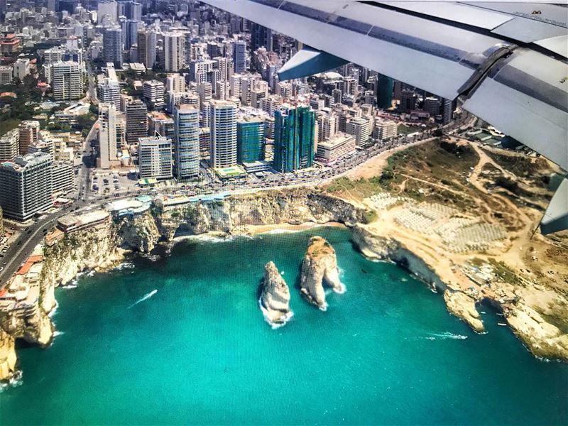 Favorite landing view ❤️  beirut  livelovelebanon  livelovetravel  travel ... (Beirut, Lebanon)