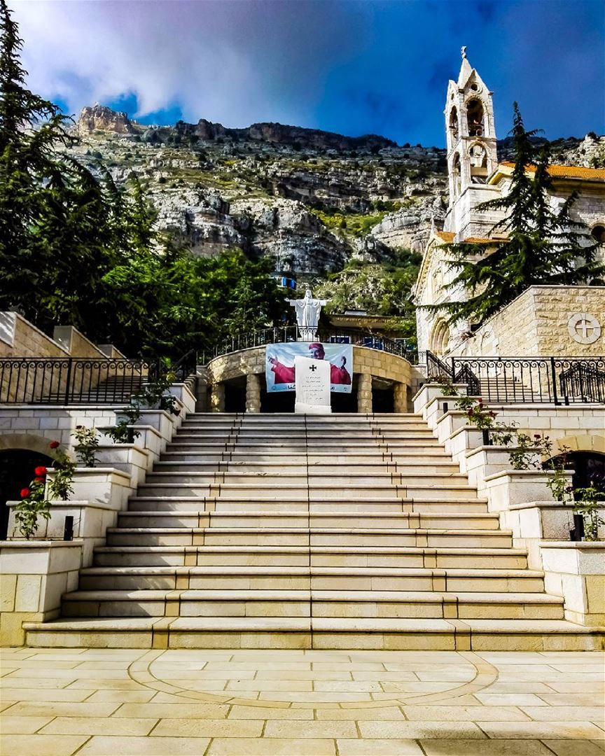 Feed your faith and your fears will starve to death⛪..... church ... (Akoura, Mont-Liban, Lebanon)