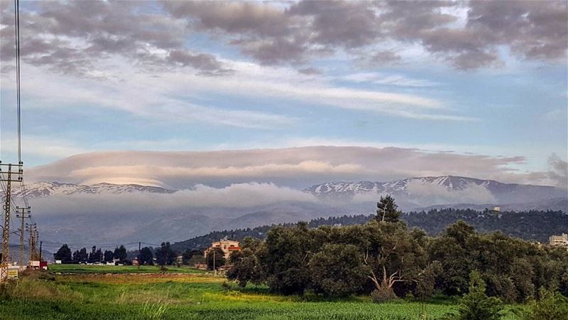  field  greenfields  mountain  haramoun  haramounmountain  clouds ... (Ebel El Saqi)