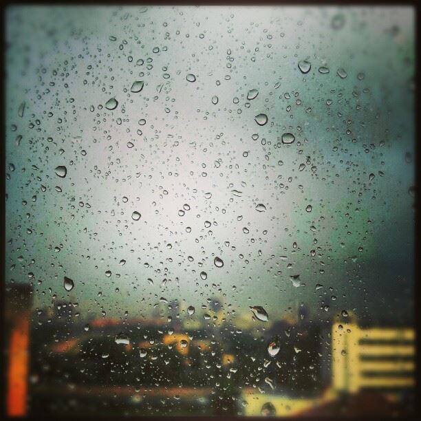 Finally Raining  dark  sky  rainy  day  raindrops  lebanon ...