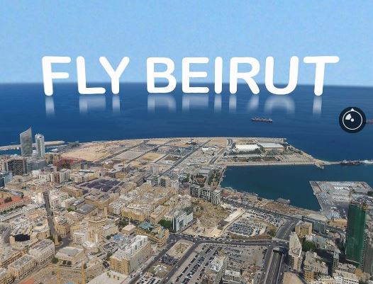 First Aerial 360° view above Beirut