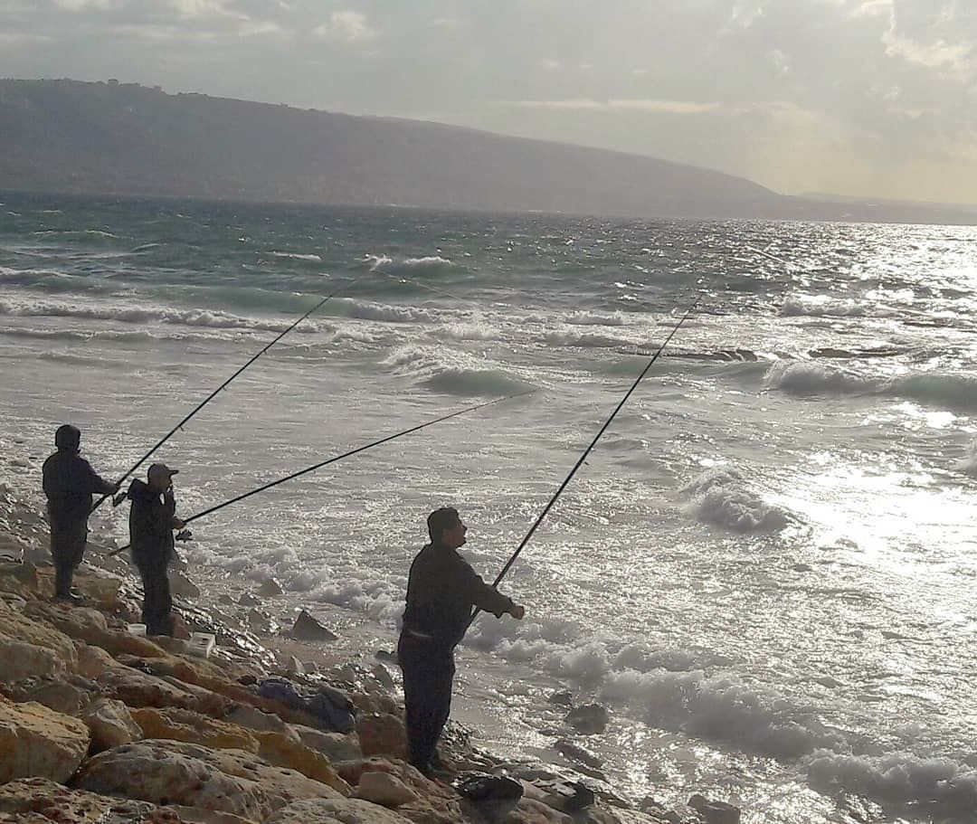 Fishing day 🎣 ............ Tripoli  Lebanon   fishing  ... (Tripoli, Lebanon)