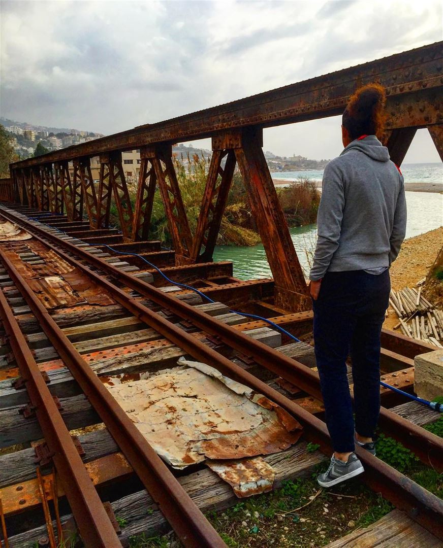 Follow the rail 🚂  train  railroad  lebanesebucketlisters  bucketlist ... (Nahr Ibrahim, Mont-Liban, Lebanon)