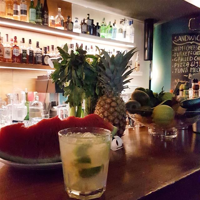 Found my favorite Brazilian drink in Beirut! A real Caipirinha made with... (429)