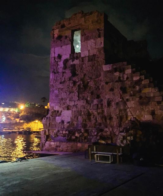Frame your every view with hope & let it shine like the full moon in the... (Byblos, Lebanon)