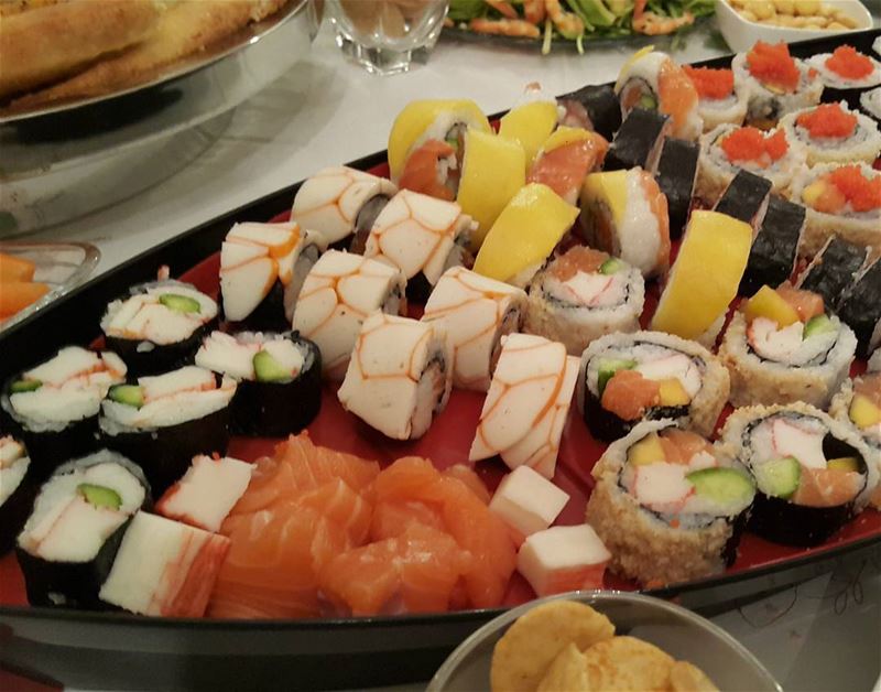 Franco made sushi 🍣  homemade  sushi  makemysushi  google  lebanon ...