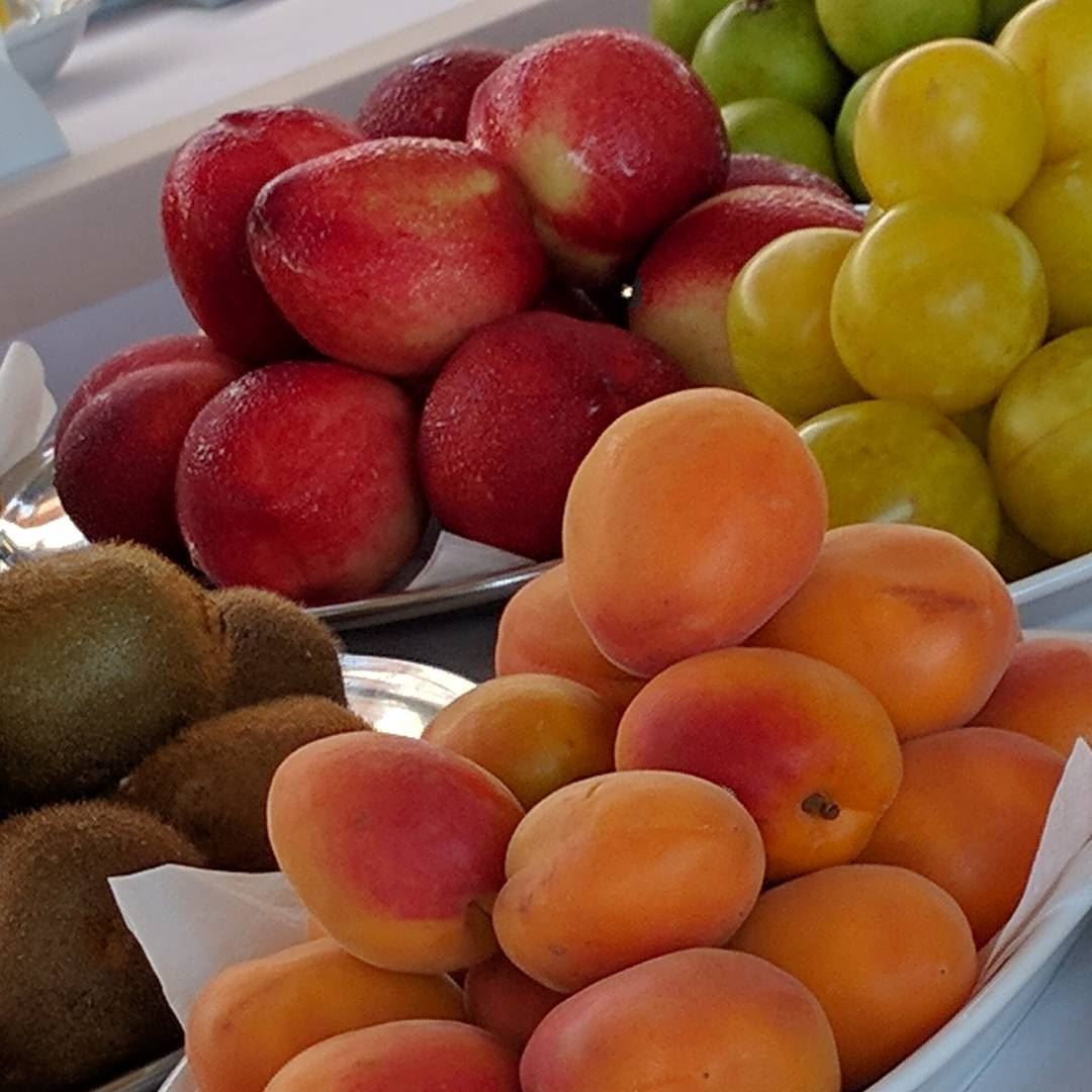  fruit   fruits   fruitslovers   peach   apricot   prune   kiwi  ... (Amchit Mhanna)
