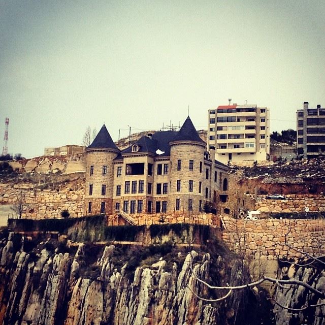  gargamel castle faraya nature rock keserwen Lebanon...